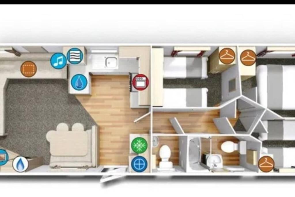 8 Sleep Chalet At Newquay Away Resorts Nb160 Экстерьер фото
